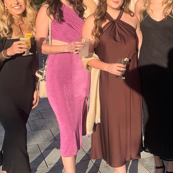 Hello Molly Block It Out Midi Dress Purple - Picture 3 of 7